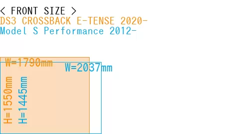 #DS3 CROSSBACK E-TENSE 2020- + Model S Performance 2012-